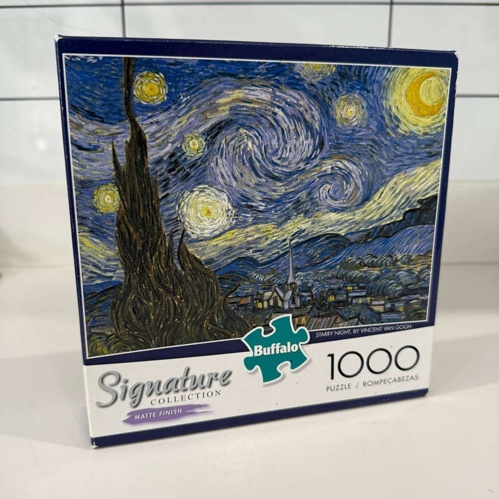 Buffalo Starry Night Vincent Van Gogh Signature Collection Matte Finish Puzzle